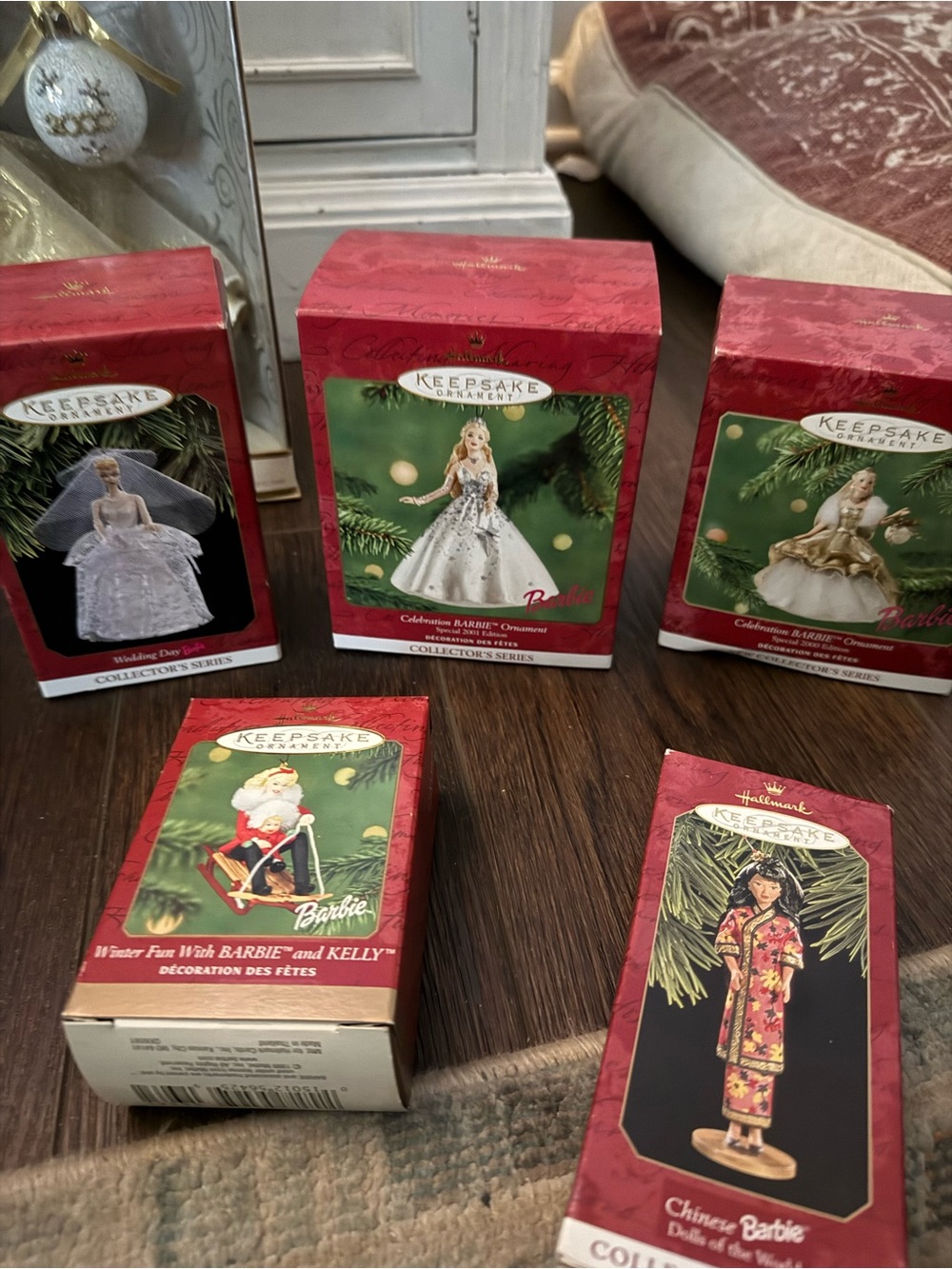 Hallmark Barbie ornament lot